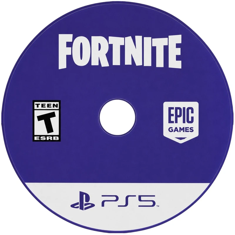 زیر لیوانی مدل دیسک بازی PS5 طرح Fortnite