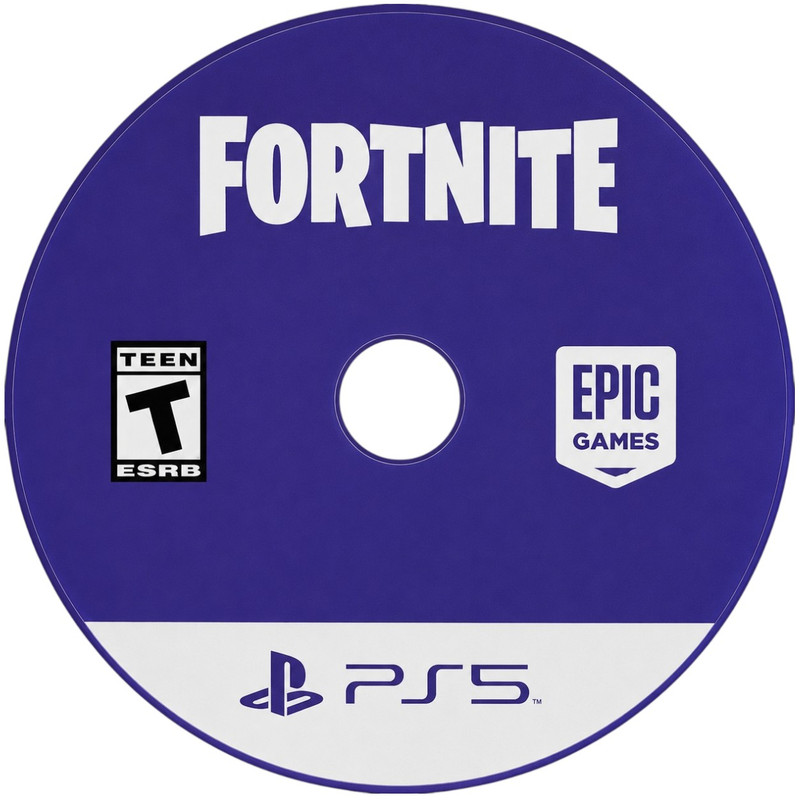 زیر لیوانی مدل دیسک بازی PS5 طرح Fortnite