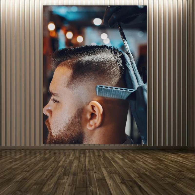 پوستر دیواری طرح آرایشگاه مردانه کد FP10170