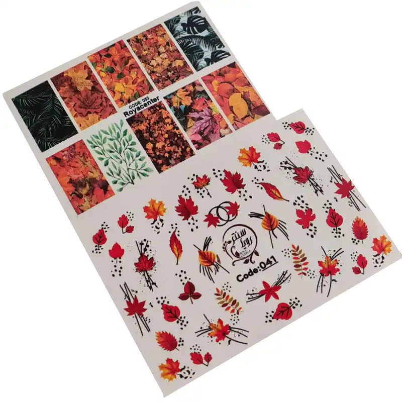 برچسب لنز ناخن رویاسنتر مدل 3341مجموعه 2 عددی