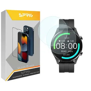 Sprig SPG Glass Screen Protector For Xiaomi Imilab W12 Pack of 2