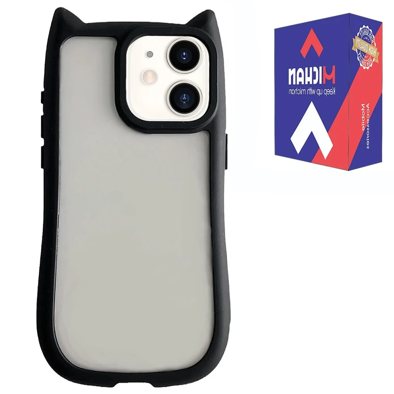 کاور میچان طرح گربه مناسب برای گوشی موبایل اپل IPHONE 12