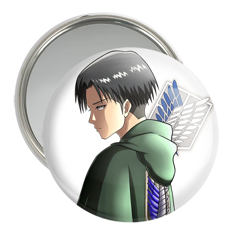 آینه جیبی خندالو مدل لیوای انیمه اتک آن تایتان Attack on Titan کد 18547