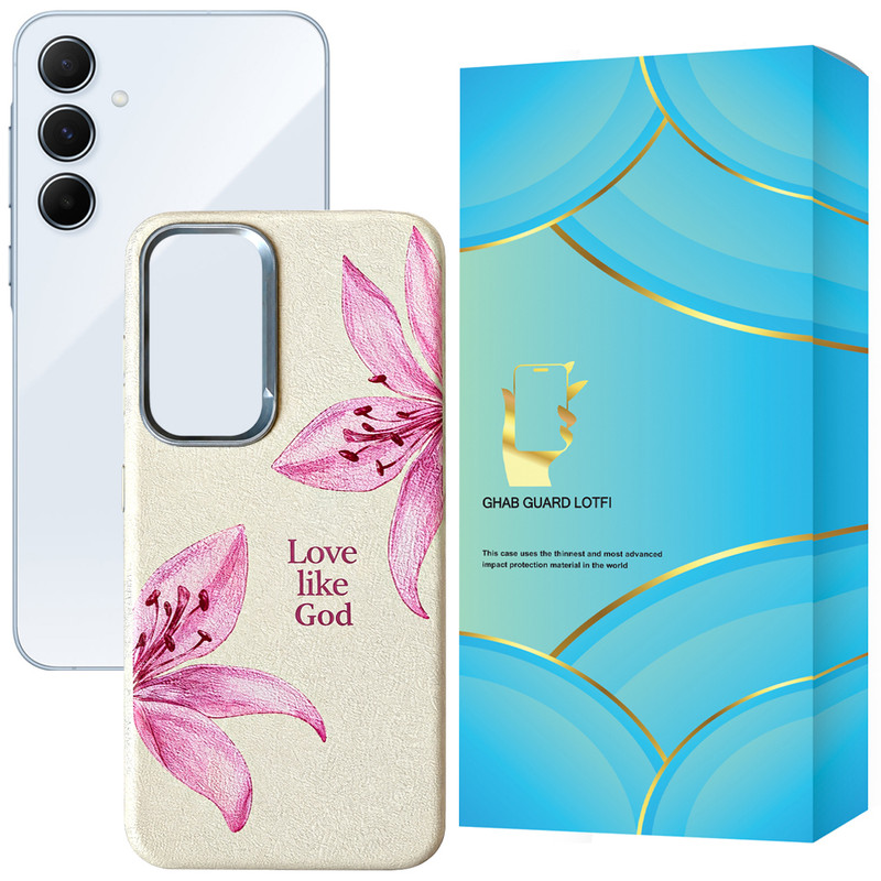 کاور قاب گارد لطفی مدل LILYSG مناسب برای گوشی موبایل سامسونگ Galaxy A55 5G    