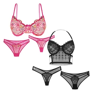 ست شورت و سوتین زنانه مدل بهار کد 1707-8024 مجموعه 6 عددی