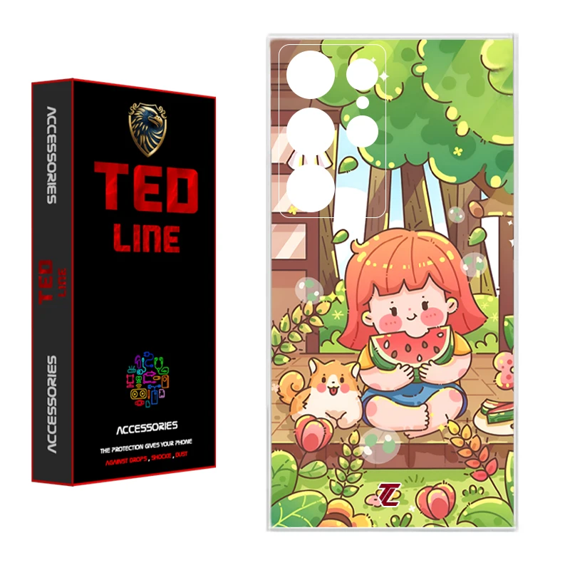 کاور تدلاین طرح دختر هندونه ای کد 1180 مناسب برای گوشی موبایل سامسونگ Galaxy S23 Ultra