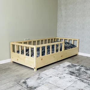 تختخواب کودک روستیک دکور مدل مونته سوری سایز 140x80 سانتی متر