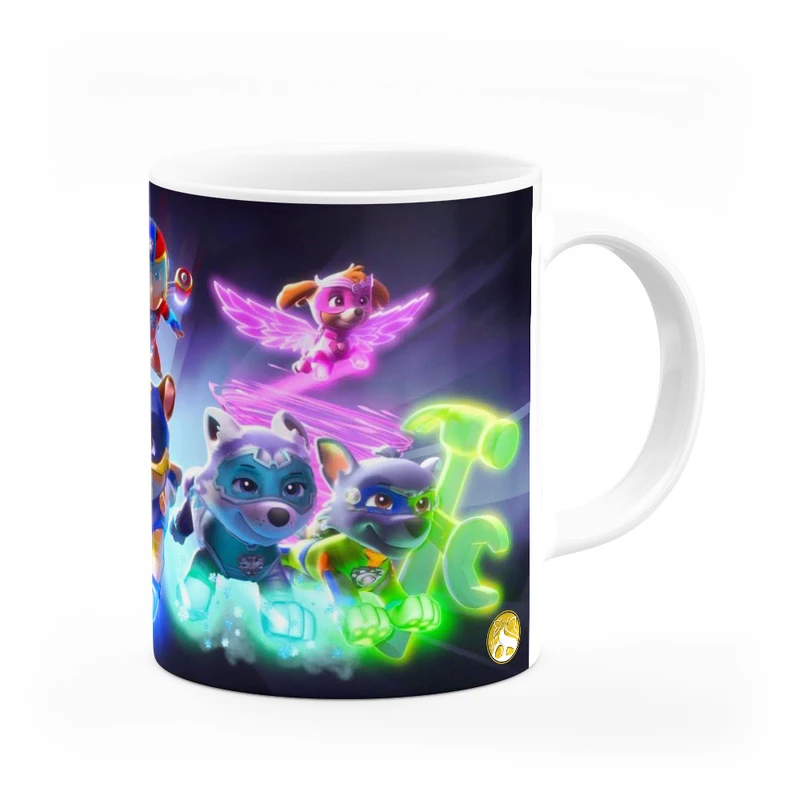 ماگ هومرو طرح انیمیشن سگ های نگهبان مدل MG4449