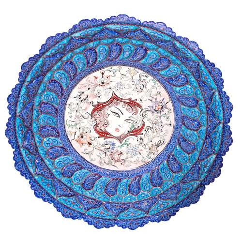 بشقاب میناکاری مدل مینیاتور کد 5626
