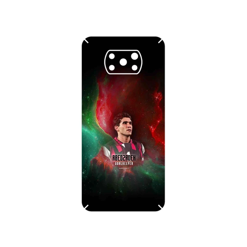 برچسب پوششی ماهوت مدل Ahmad Reza Abedzadeh مناسب برای گوشی موبایل شیائومی Poco X3 NFC