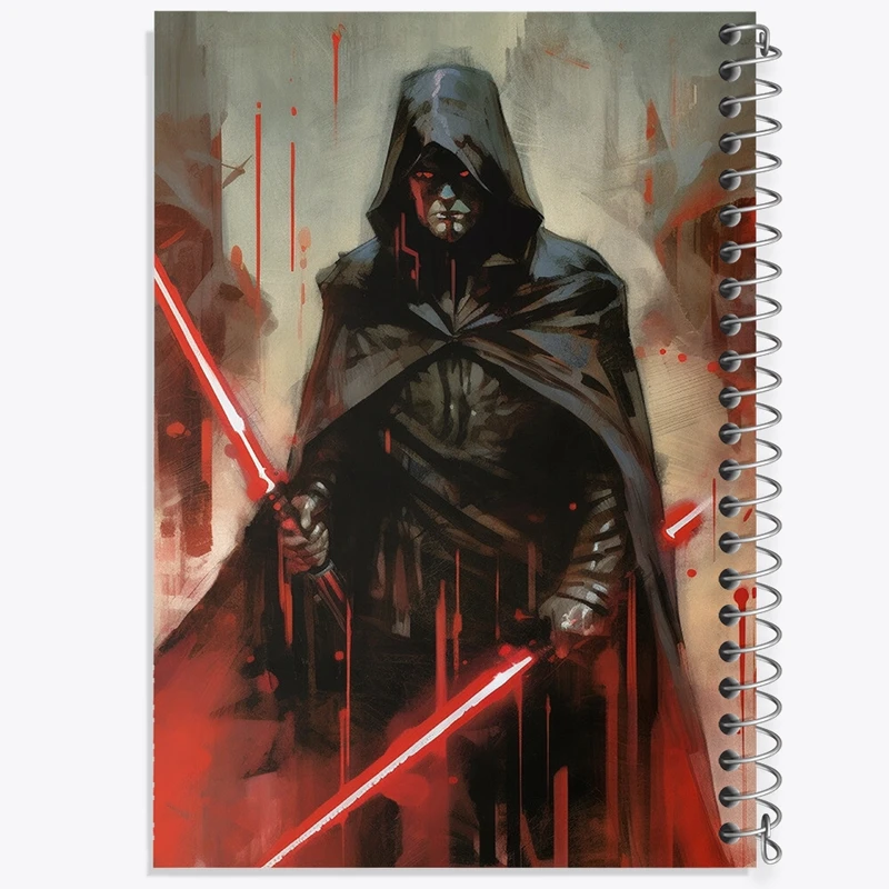 دفتر مشق 100 برگ خندالو طرح جنگ ستارگان (Star Wars) کد F502