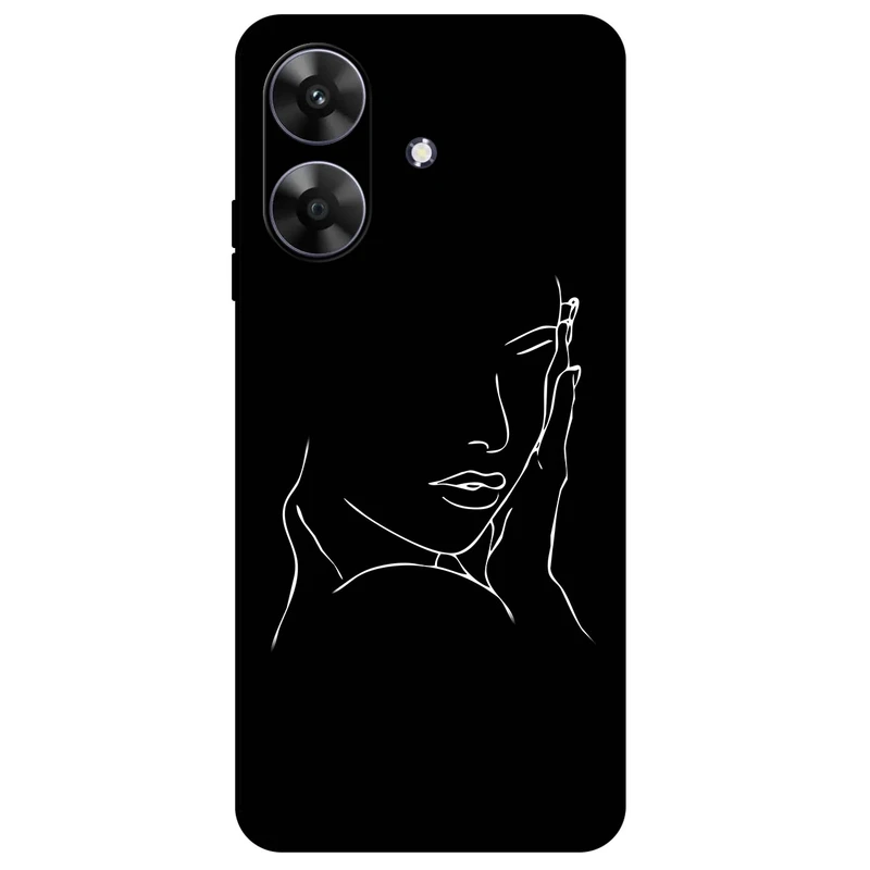 کاور مگافون طرح دخترانه مدل 8153 مناسب برای گوشی موبایل ریلمی Note 60 / Note 60X