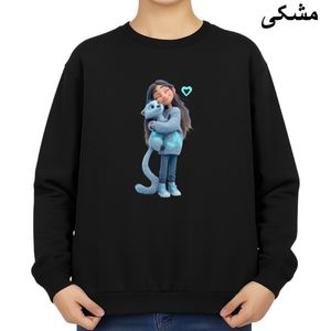 سویشرت زنانه مدل دخترک و سمور