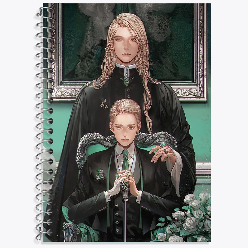 دفتر نت موسیقی 50 برگ خندالو طرح مالفوی هری پاتر (Harry Potter) کد N2431