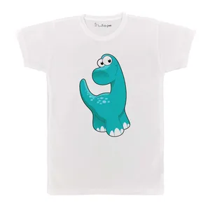 تی شرت بچگانه پرمانه طرح دایناسورهای بامزه کد pmt.5115