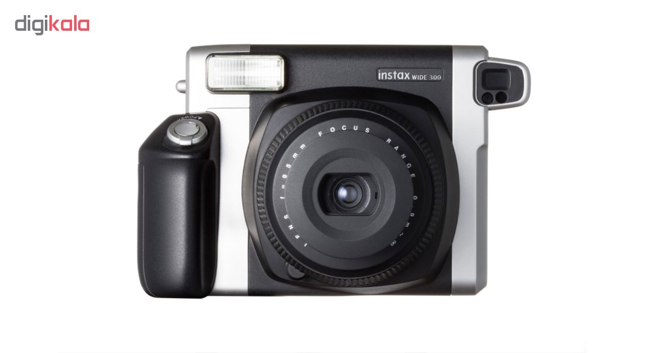 دوربین عکاسی چاپ سریع فوجی فیلم مدل Instax wide 300 به همراه فیلم چاپ سریع فوجی فیلم مدل Instax WIDE Monochrome