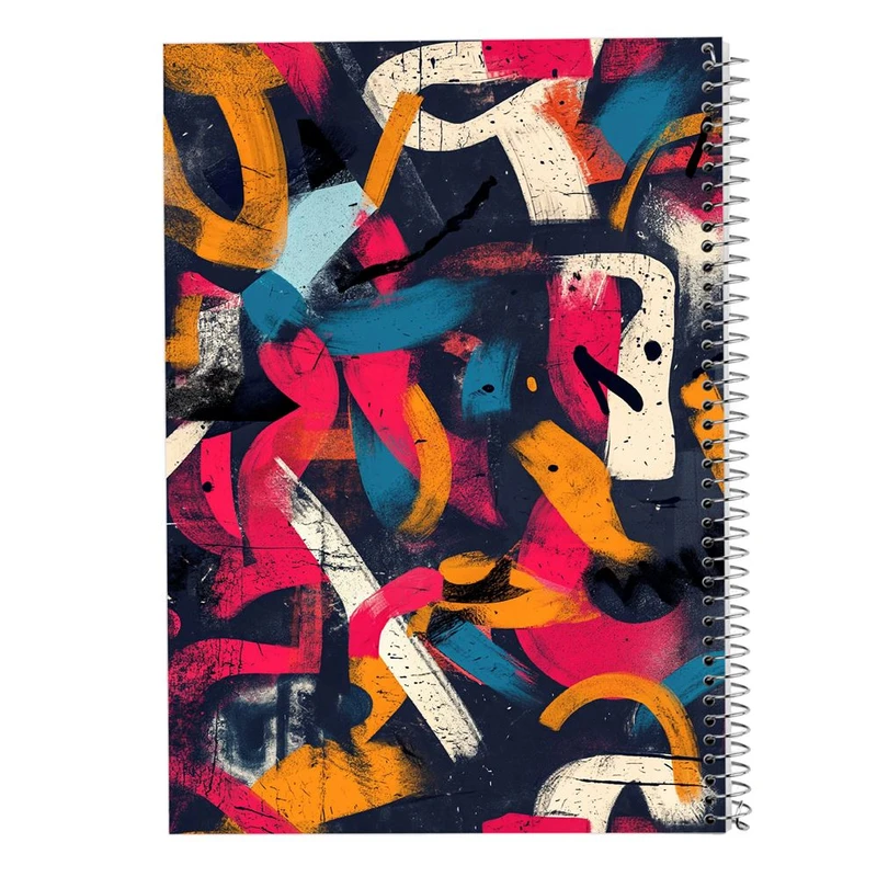 دفتر شطرنجی 50 برگ مدوپد طرح اشکال فانتزی کد DF16358