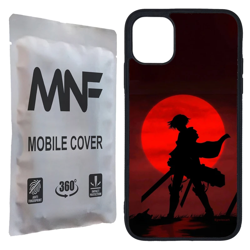 کاور ام ان اف طرح انیمه Attack On Titan کد P-262 مناسب برای گوشی موبایل اپل iPhone 11