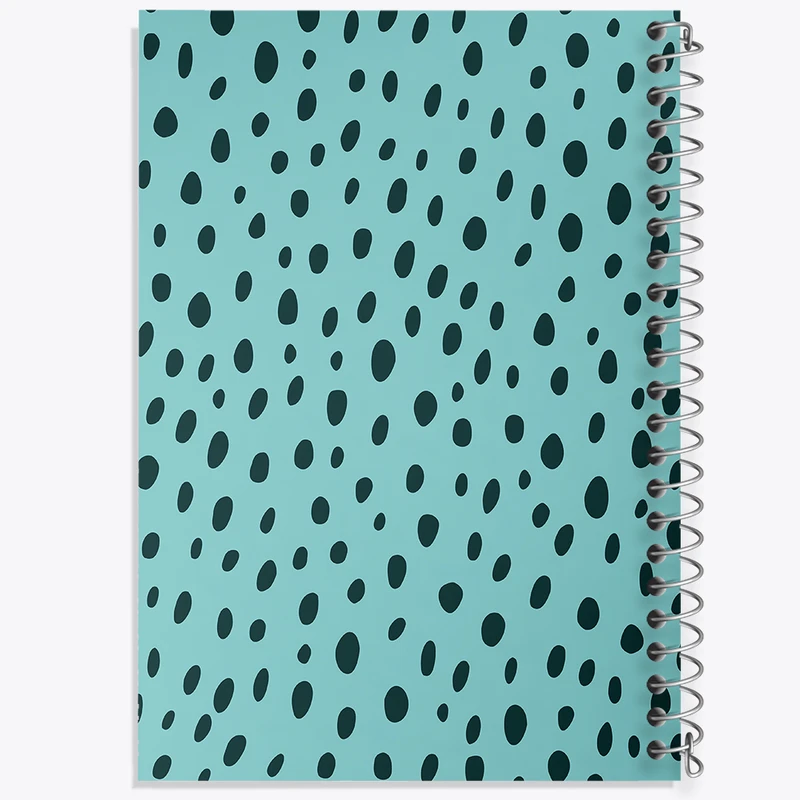 دفتر ژورنال نویسی 50 برگ خندالو مدل نقطه ای طرح خال خالی کد N578