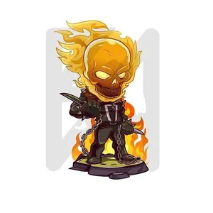 استیکر لپ تاپ و موبایل مدل سریال طرح فیلم روح سوار Ghost Rider کد 2744