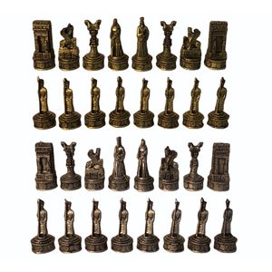 مهره شطرنج مدل پلی استری هخامنشی مجموعه 32 عددی