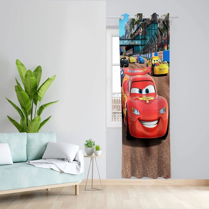  پرده مدل مکویین  مخمل پانچی کد 4522 سایز 140x200 سانتی متر