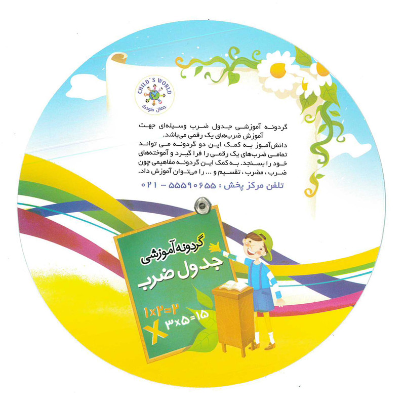 بازی آموزشی مدل جدول ضرب گردونه