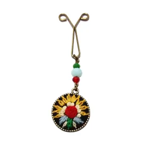 گیره روسری بوهوبابا طرح گلدوزی M231