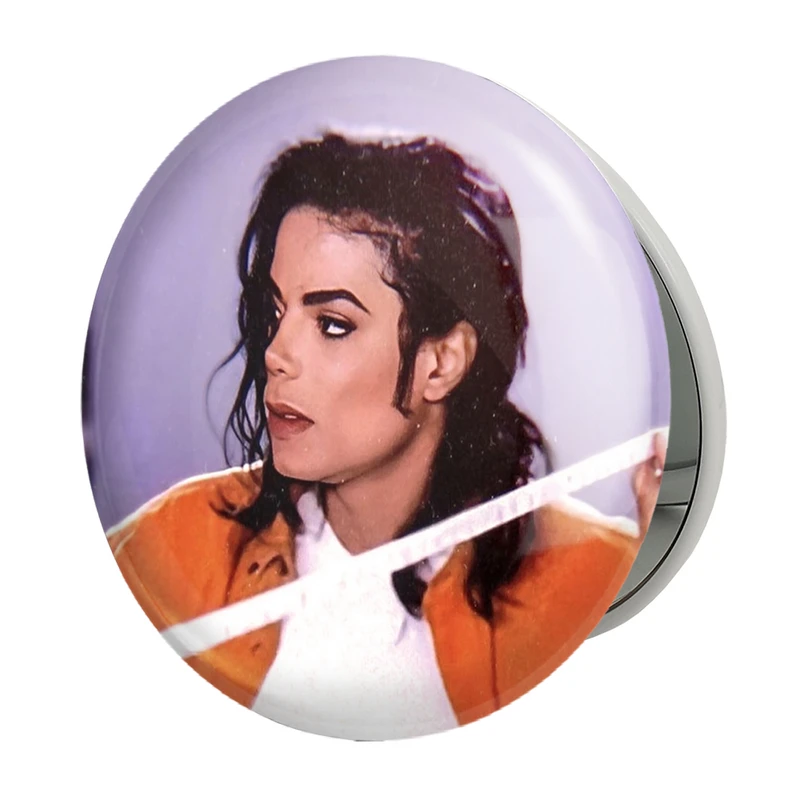 آینه جیبی خندالو طرح مایکل جکسون Michael Jackson مدل تاشو کد 19228 