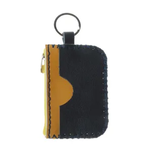 کیف جاسوییچی چرم طبیعی بز دست دوز  کد 1200