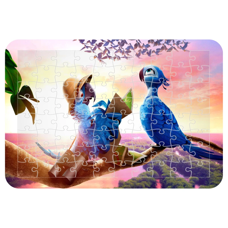 پازل 54 تکه اطلس آبی طرح کارتون ریو  مدل P1791