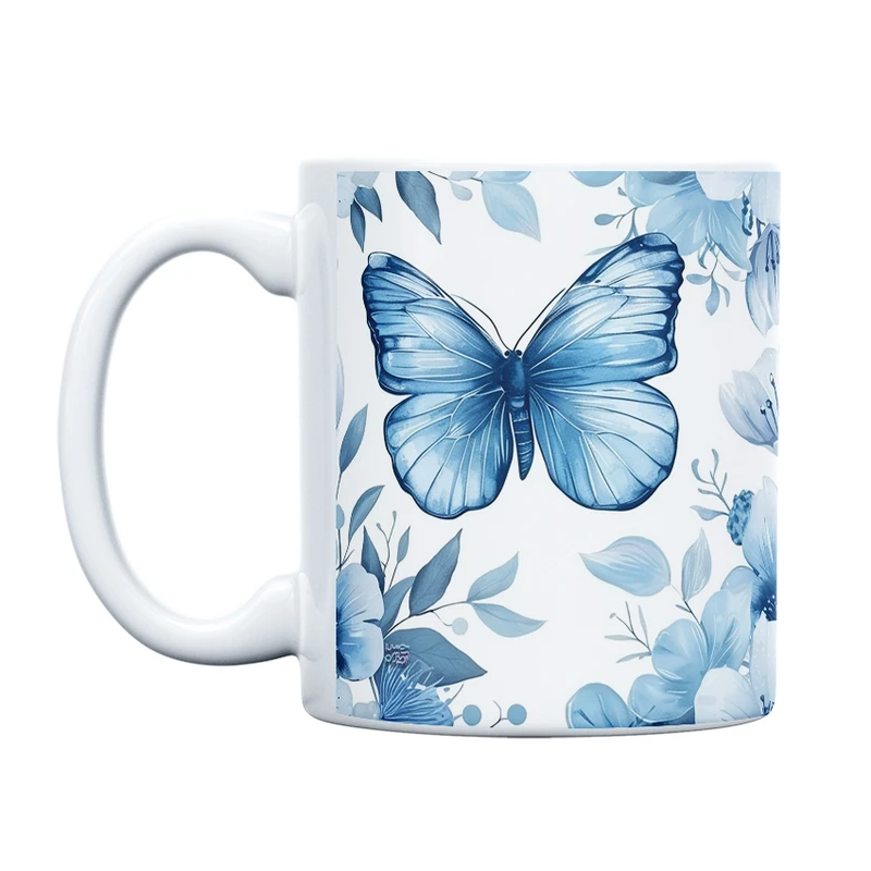 ماگ حس آمیزی طرح پروانه مدل کلاسیک کد 27