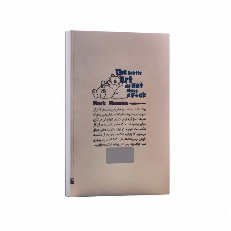 کتاب هنر ظریف بی خیالی اثر مارک منسون ترجمه گلناز سلجوقیان انتشارات یارنیک