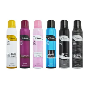  اسپری بدن دریکس مدل S06 حجم 200 میلی لیتر مجموعه 6 عددی