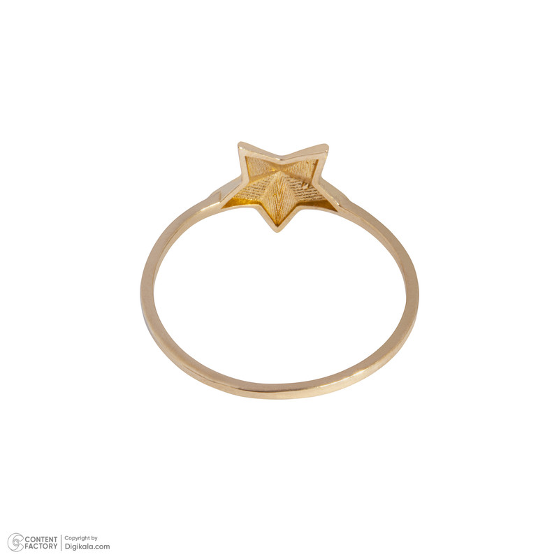 انگشتر طلا 18 عیار زنانه گنجینه هنر خوش نشین مدل مینیمال کد A140 انگشتر طلا 18 عیار زنانه گنجینه هنر خوش نشین مدل مینیمال کد A140