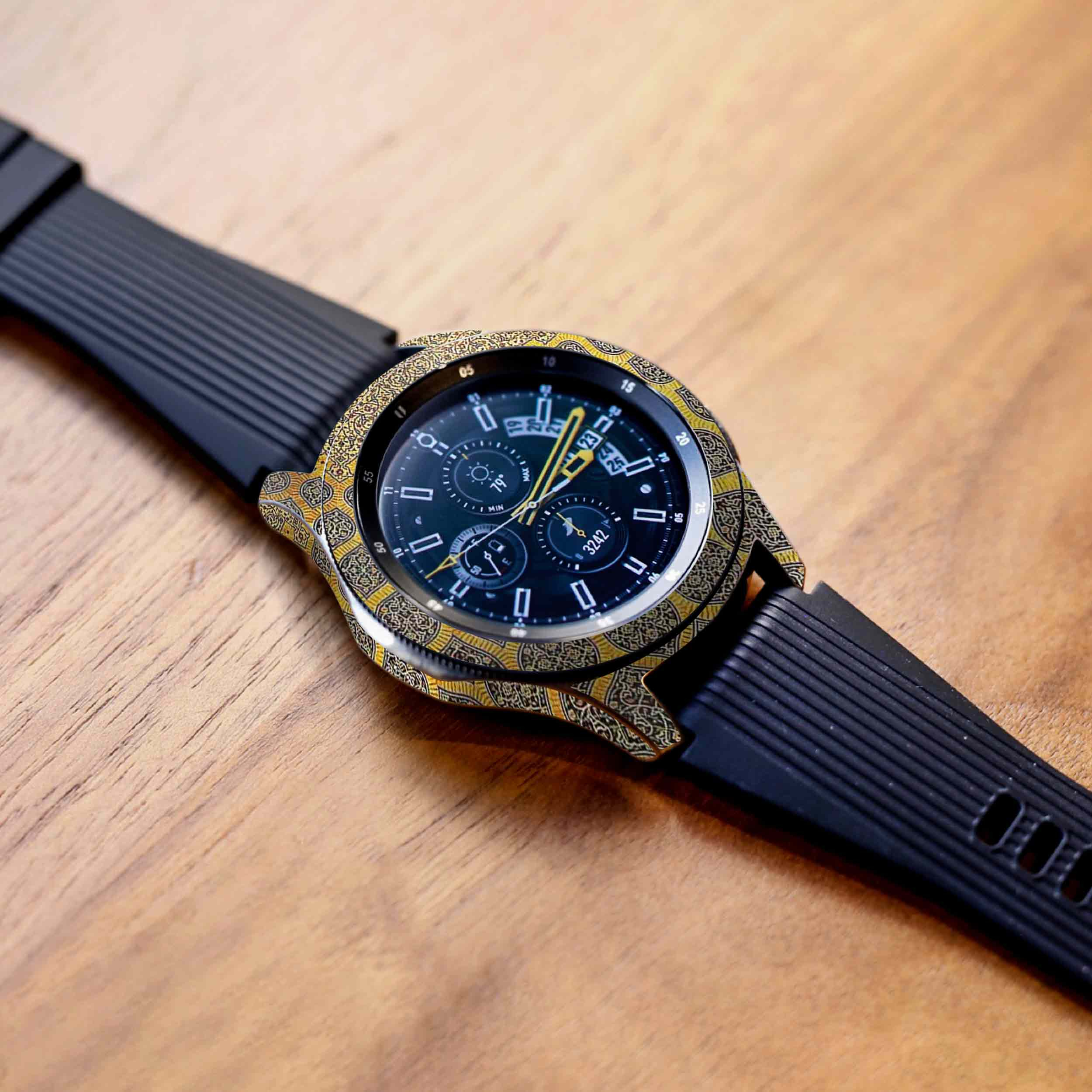 برچسب ماهوت طرح Iran-Tile2 مناسب برای ساعت هوشمند سامسونگ Galaxy Watch 46mm