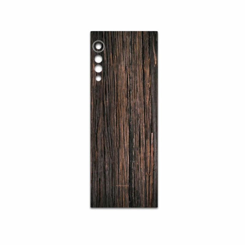 برچسب پوششی ماهوت مدل Burned-Wood مناسب برای گوشی موبایل ال جی Velvet 5G