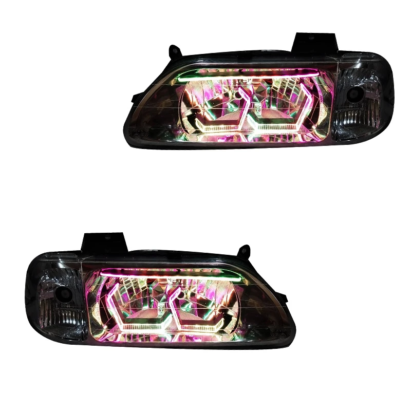 چراغ جلو خودرو گروه پژوهش صنعت مدرن مدل 3D-Hexa مناسب برای پراید بسته دو عددی