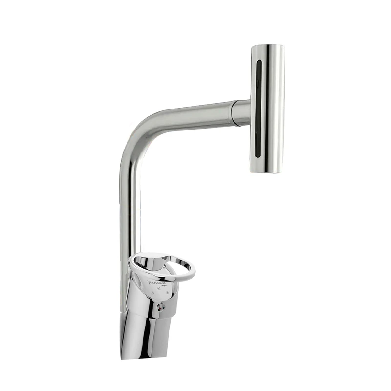 شیر ظرفشویی شیرآلات بهداشتی و ساختمانی توفیق مدل النگویی آبشاری چهارحالته