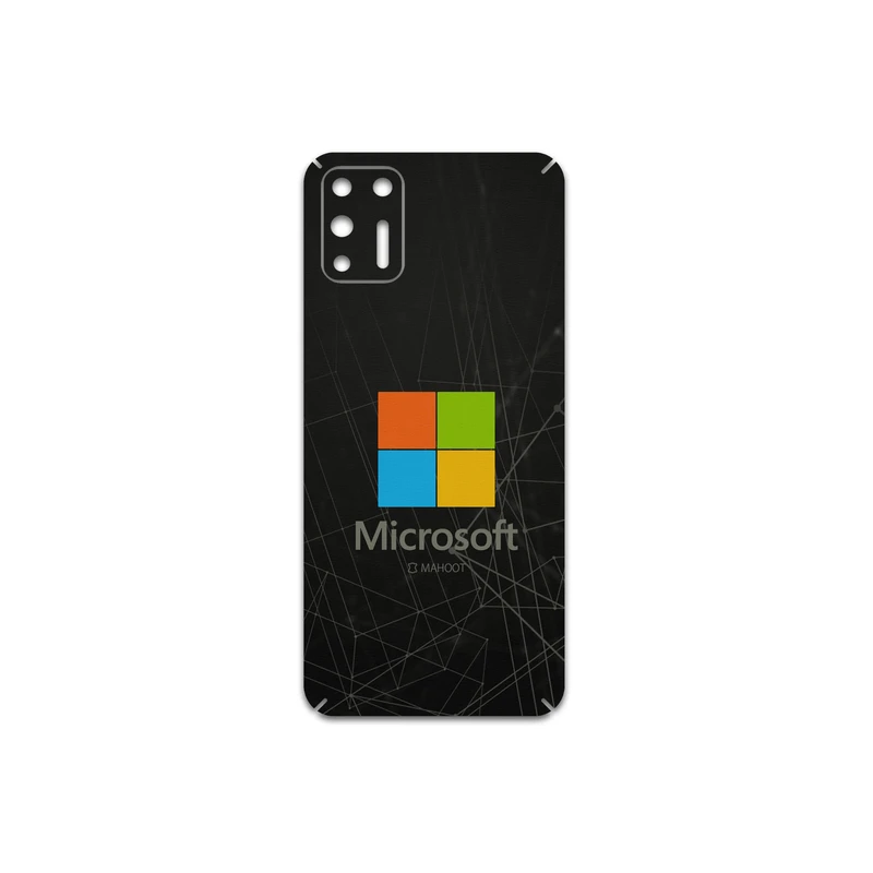 برچسب پوششی ماهوت مدل Microsoft-Logo مناسب برای گوشی موبایل موتورولا Moto G9 Plus