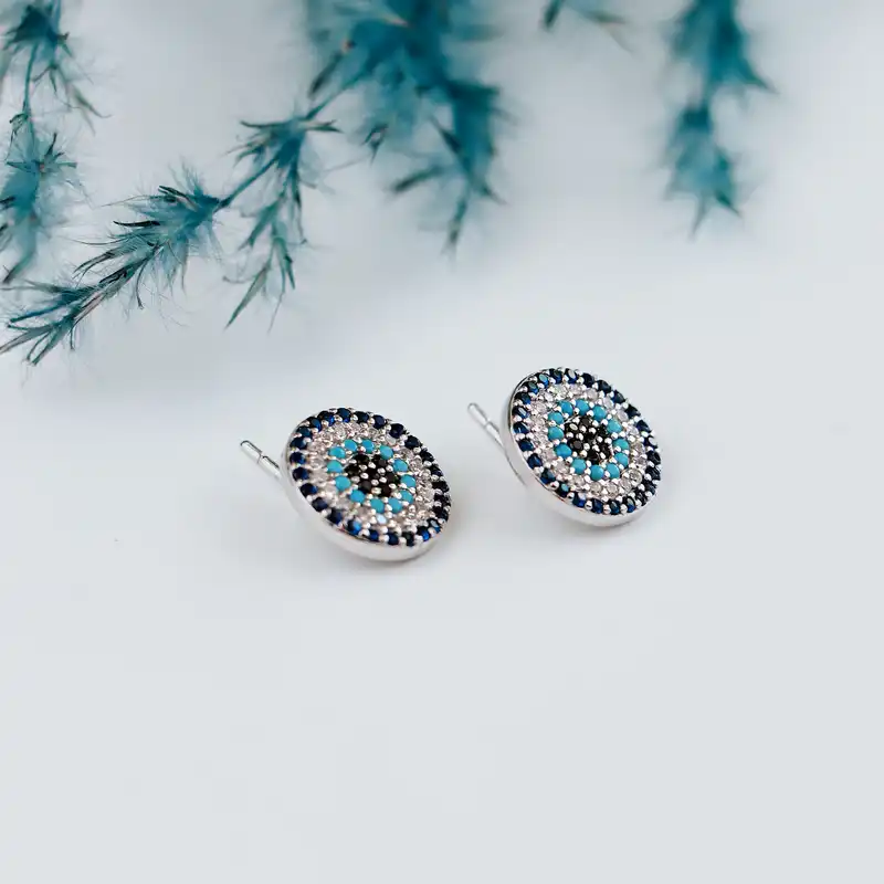 گوشواره نقره زنانه جی تی ای مدل جی نایس 37