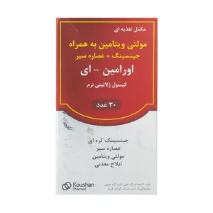 سافت ژل اورامین ای دوون فارم بسته 30 عددی