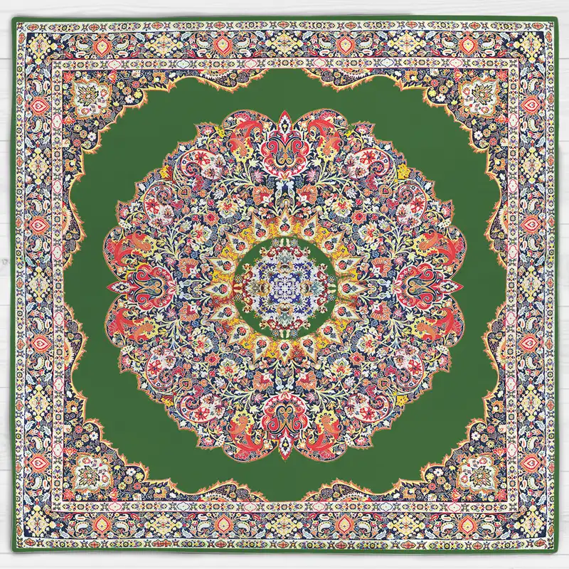 رومیزی مدل سنتی طرح بته جقه کد 1400GR