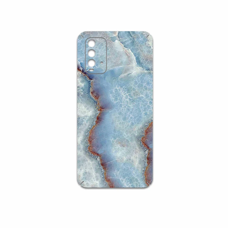 برچسب پوششی ماهوت مدل Blue Ocean Marble مناسب برای گوشی موبایل شیائومی Redmi 9T