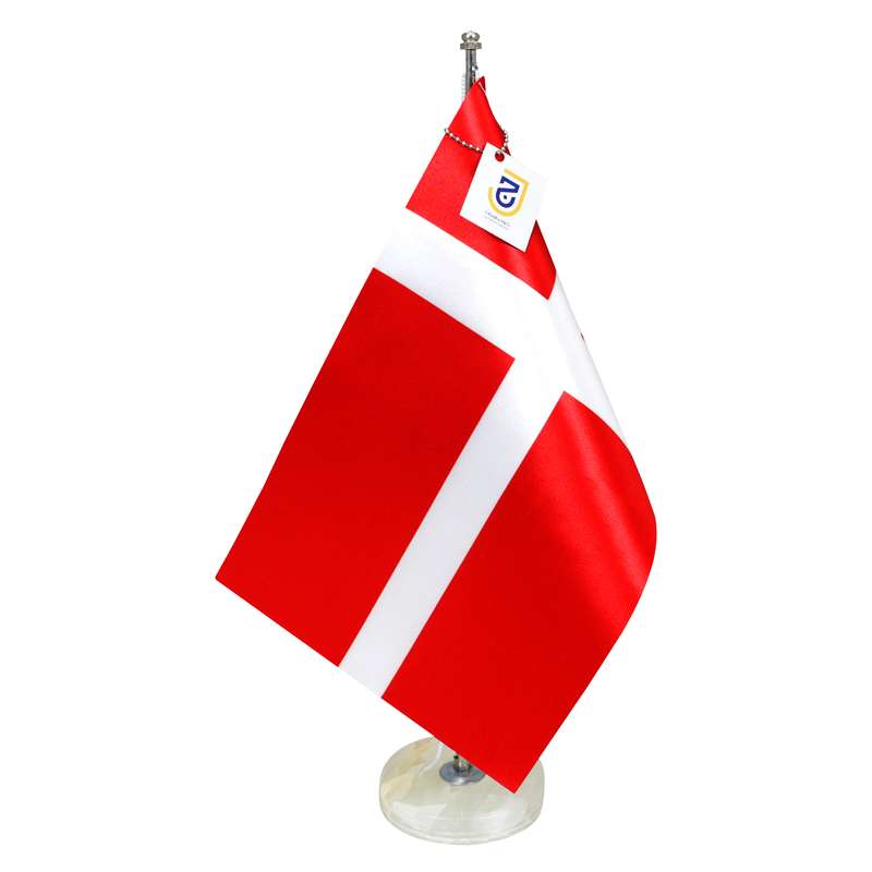 پرچم رومیزی جاویدان تندیس پرگاس مدل دانمارک کد 2