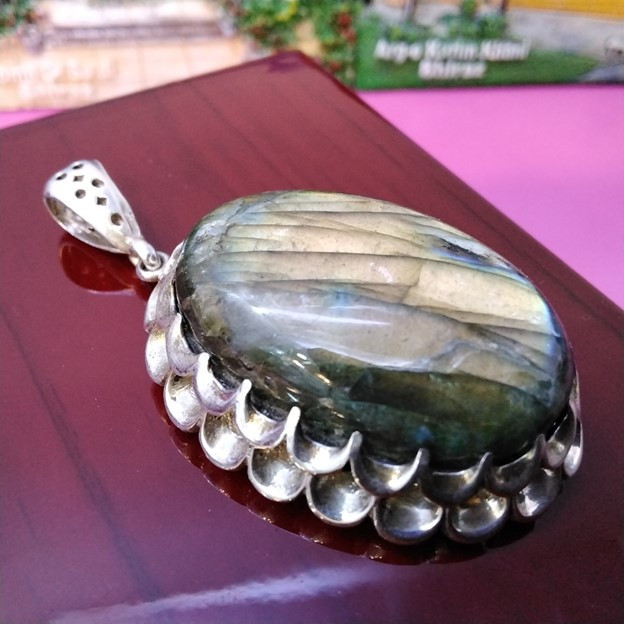 آویز گردنبند نقره زنانه مدل glsr-2013