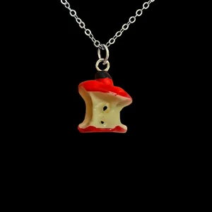 گردنبند دخترانه مدل سیب طرح مینیمال