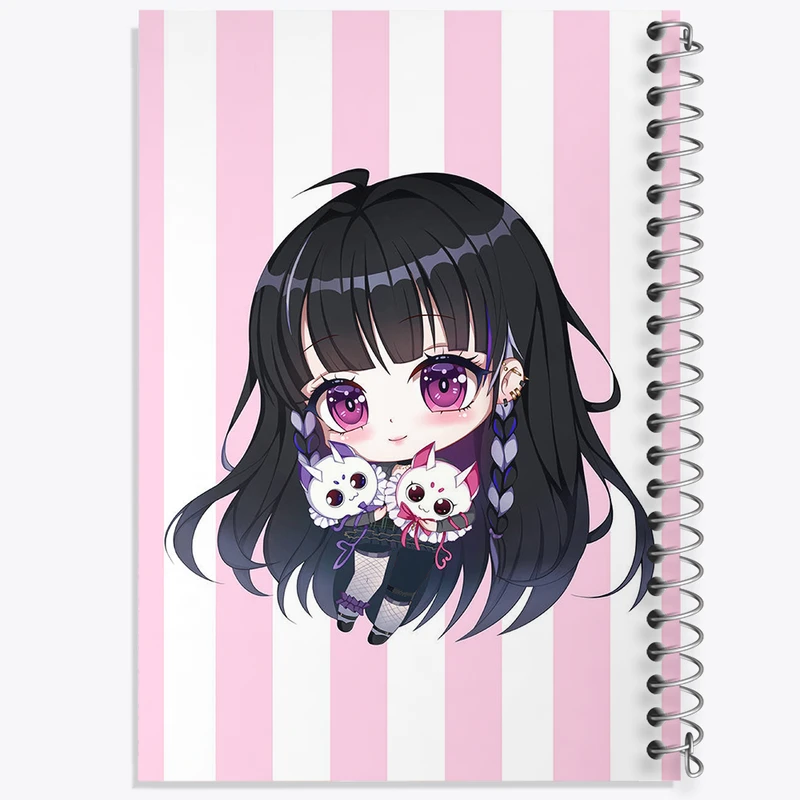 دفتر مشق 100 برگ خندالو طرح دختر ای کد N1440