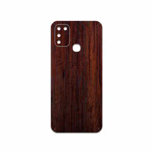 MAHOOT Red-Wood Cover Sticker for Infinix Hot 10 Play