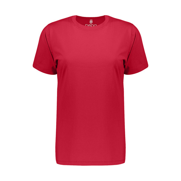 تی شرت آستین کوتاه زنانه پپا مدل Plain رنگ قرمز